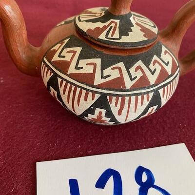 Lot 128 - Pottery Teapot