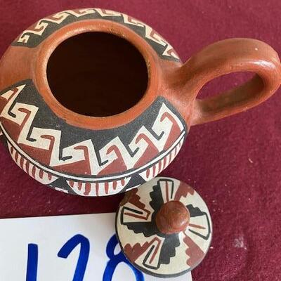 Lot 128 - Pottery Teapot