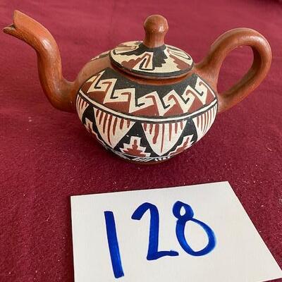 Lot 128 - Pottery Teapot