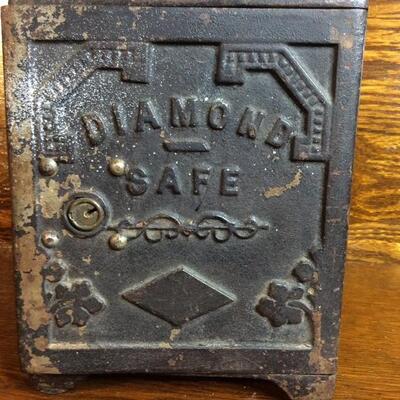 Lot 106:  Vintage Diamond Safe Bank