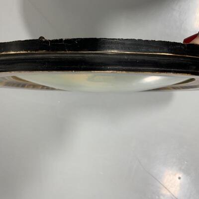 .140. Convex Glass Framed Farmhouse Picture