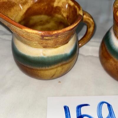 Lot 159 - California Pottery cream and sugar