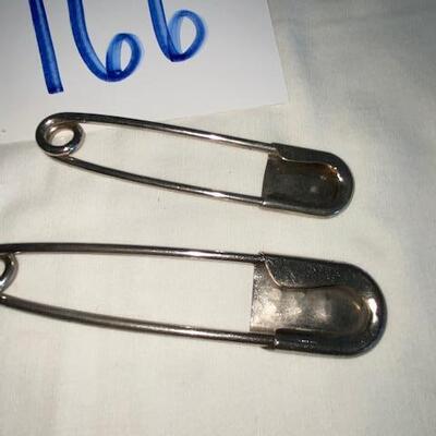 Lot 166- Vintage Safety Pins