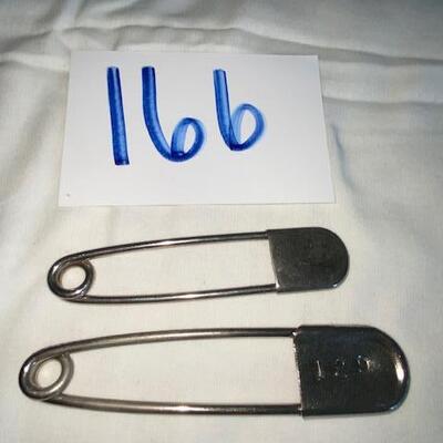 Lot 166- Vintage Safety Pins