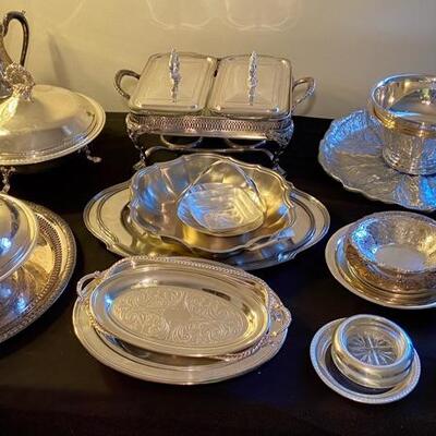 Lot 42: Silver Plated servers
