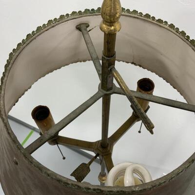 .149. ANTIQUE | Copper Shade Floor Lamp | Heavy Base