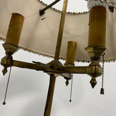 .149. ANTIQUE | Copper Shade Floor Lamp | Heavy Base