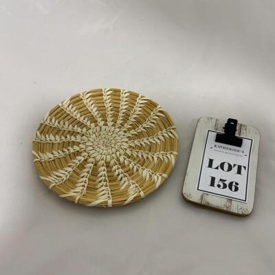 .156. VINTAGE | Native Alaskan Made | Small Flat Dance Fan