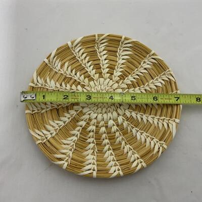 .156. VINTAGE | Native Alaskan Made | Small Flat Dance Fan