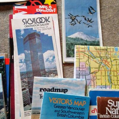 Collection of Vintage Maps US