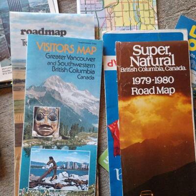 Collection of Vintage Maps US