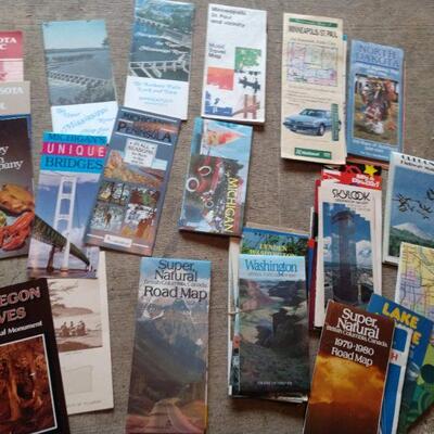 Collection of Vintage Maps US