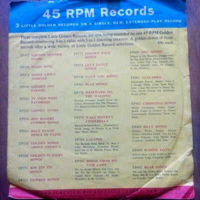6" Records from the 1950's 45 RPM
