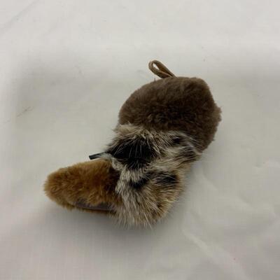 .161. VINTAGE | Native Alaskan Made | Fur Boot Ornament