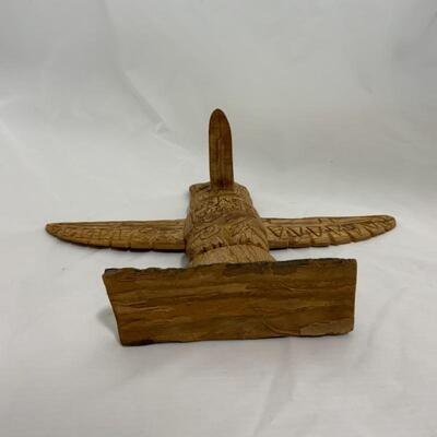 .164. VINTAGE | Native Alaskan Made | Carved Two-Headed Totem Pole