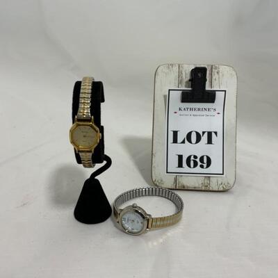 .169. VINTAGE | Two Womenâ€™s Wrist Watches | Carriage | Pulsar