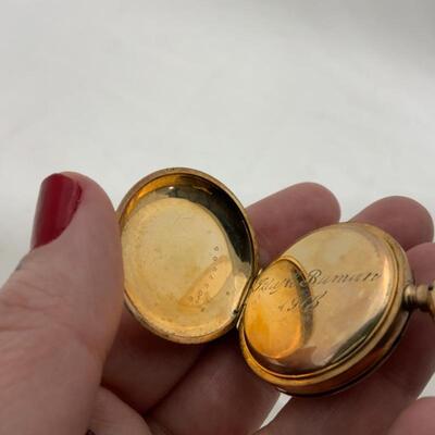 .170. ANTIQUE | HAMPDEN | Womenâ€™s Lapel Watch | 1918