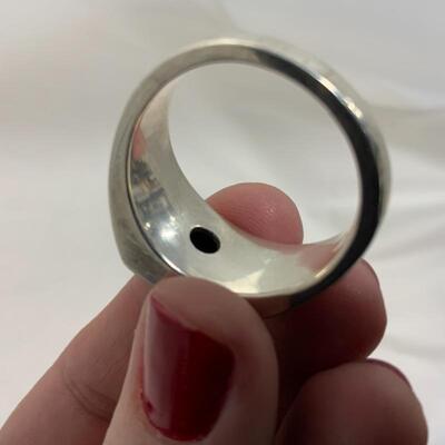 .173. MODERN | Menâ€™s Sterling Silver Ring