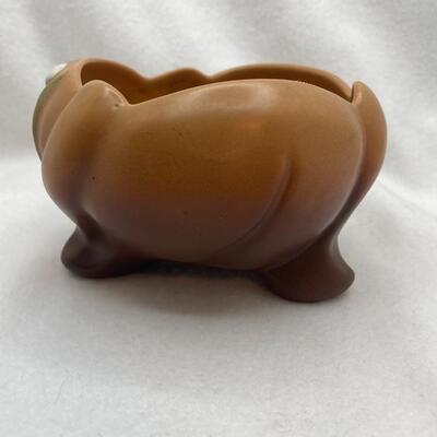 1930's Weller Pottery Lily of the Valley Brown Vase G-6