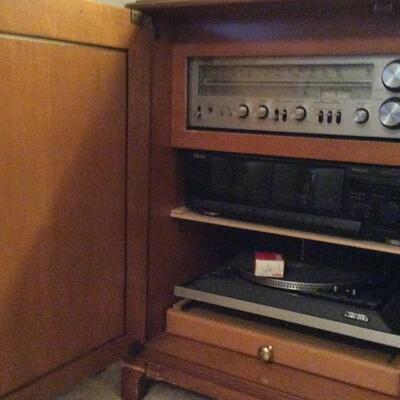 Lot 129,  Stereo Cabinet