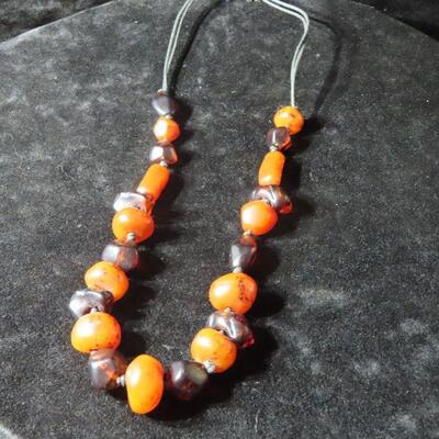 Large Amber Necklace 
