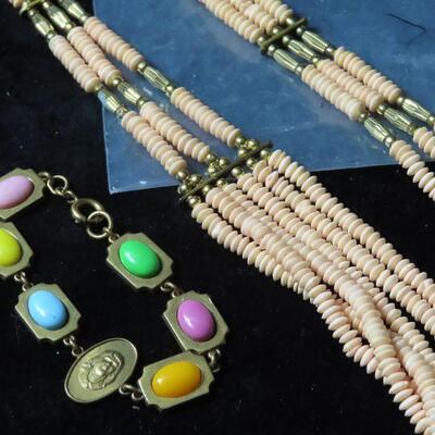 9 strand shell necklace 