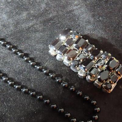Black Onyx necklace and bracelet