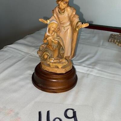 Lot 169 - Religious Figurine  Italy Music Box