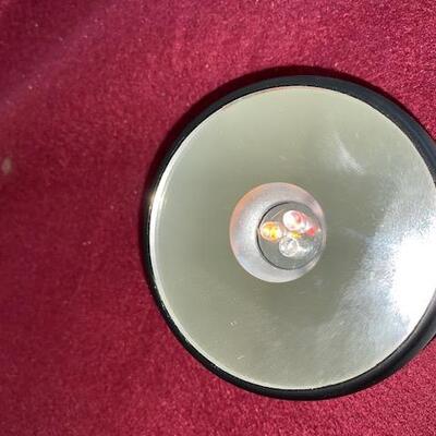 Lot 170 - Religious crystal with lighted base