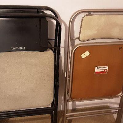 Set Vintage Samsonite Folding Table and three chairs