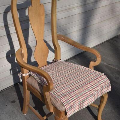 Dining Chair with Padded Seat (damaged)