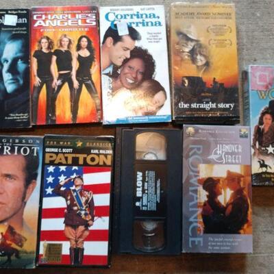 Collection of VHS Movies