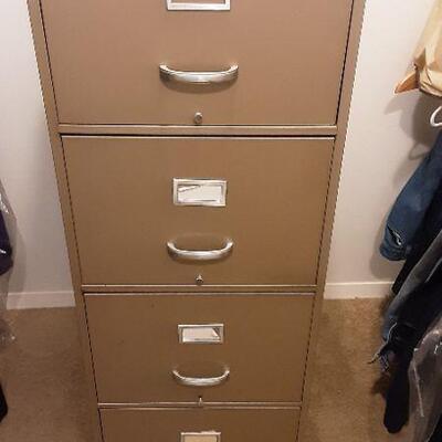 Four Drawer Metal File Cabinet