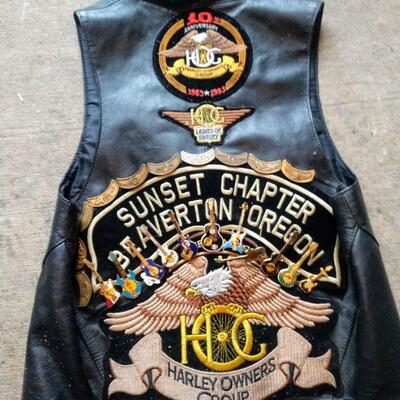 Size Small Womans Harley Davidson Vest