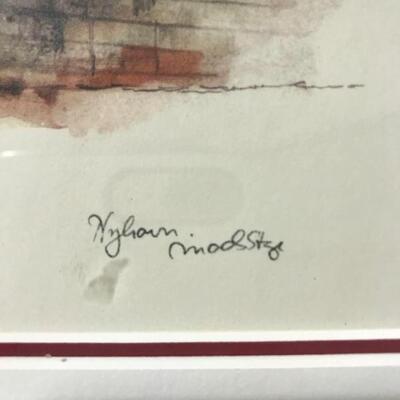 Set of 4 watercolors in denmark