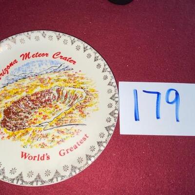 Lot 179 - Arizona Meteor Crater Plate