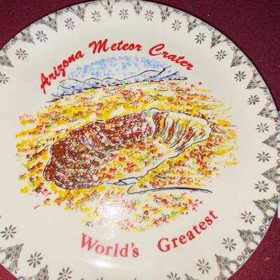 Lot 179 - Arizona Meteor Crater Plate