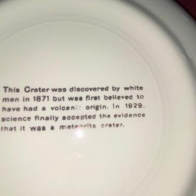 Lot 179 - Arizona Meteor Crater Plate