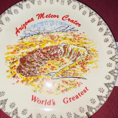 Lot 179 - Arizona Meteor Crater Plate