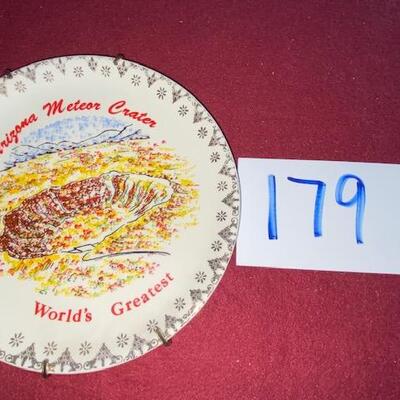 Lot 179 - Arizona Meteor Crater Plate