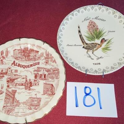 Lot 181 - State Plates New Mexico