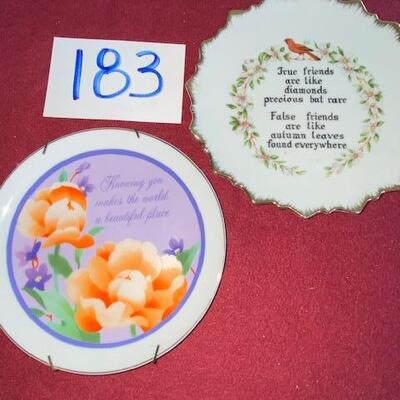 Lot 183 - Decorative Plates