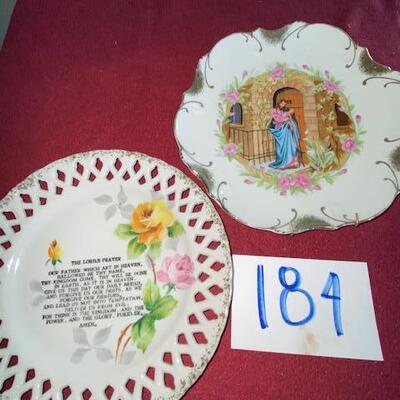 Lot 184 - Religious Plates