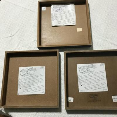 Set of 3 Plaques from Lyricology