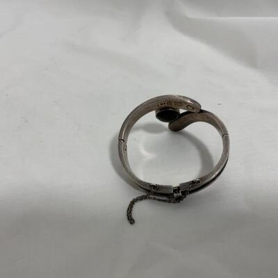 .176. STERLING | Unique Dual Rotating Stones Bracelet | 69g