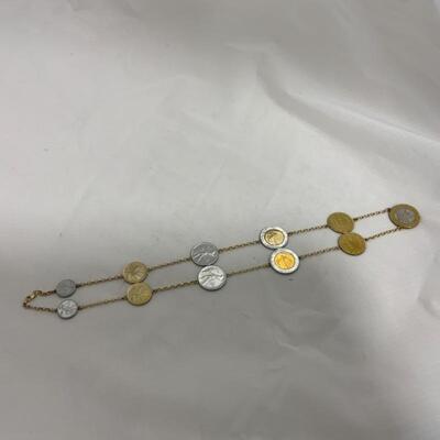 .178. Italian Lira Necklace 
