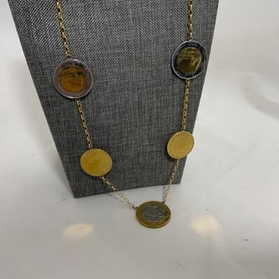 .178. Italian Lira Necklace 