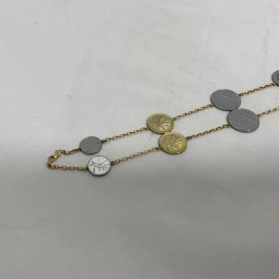.178. Italian Lira Necklace 