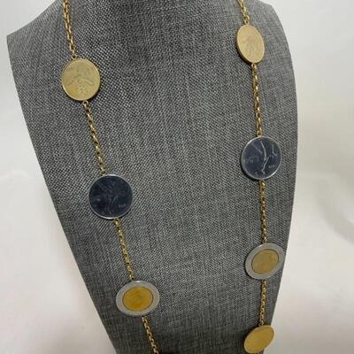 .178. Italian Lira Necklace 