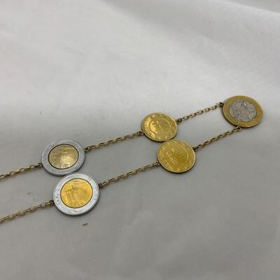 .178. Italian Lira Necklace 